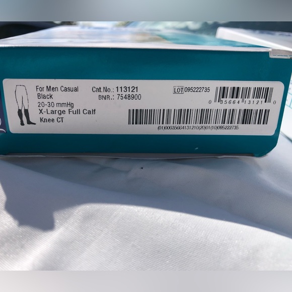 Jobst mens black compression socks-2 pairs-NWOT - Picture 9 of 9